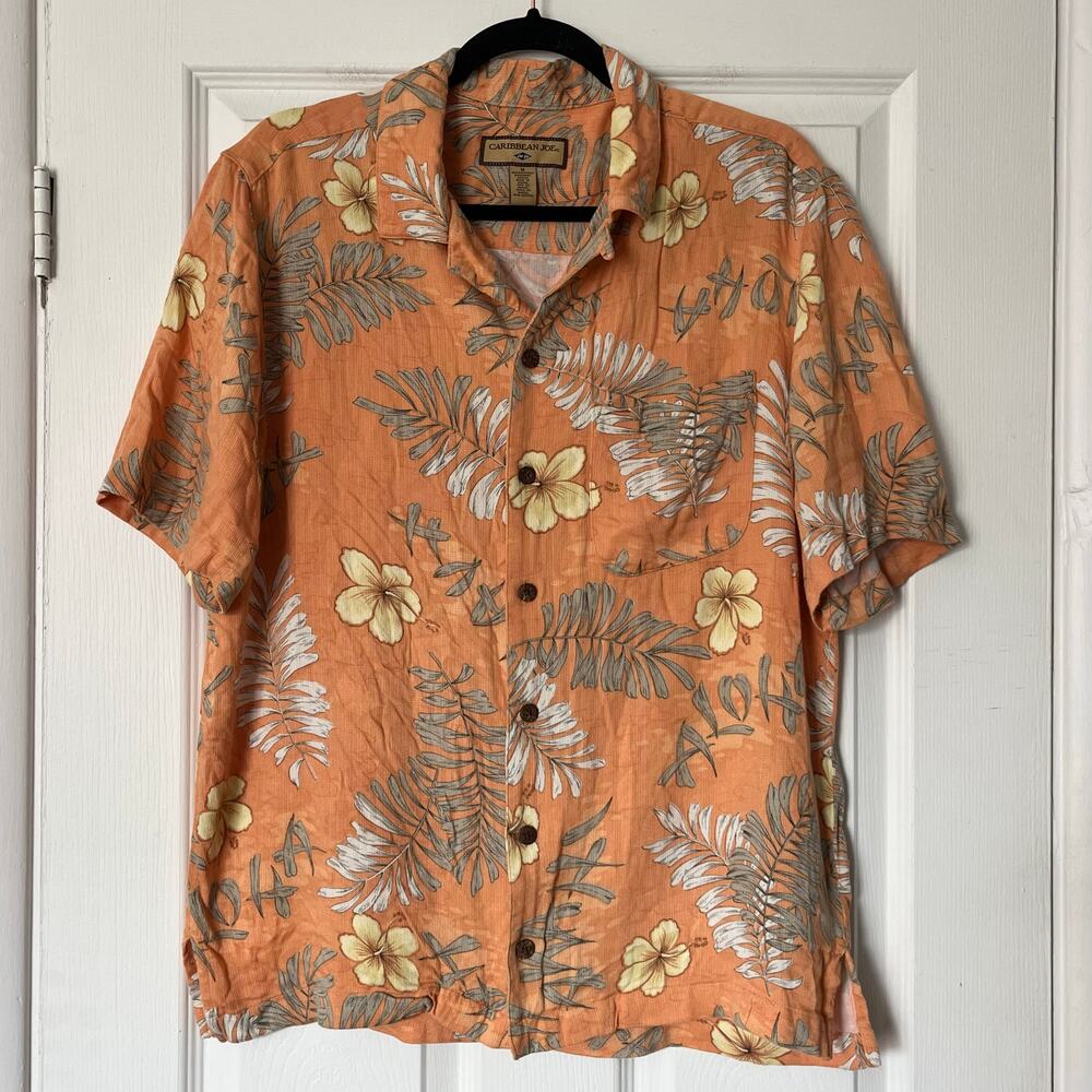 Caribbean Joe Hawaiian Shirt - Size M